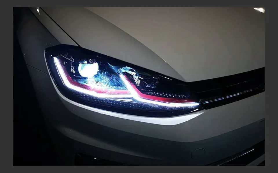 Lampy samochodowe do VW Golf 7 Reflektory LED Bi-Xenon