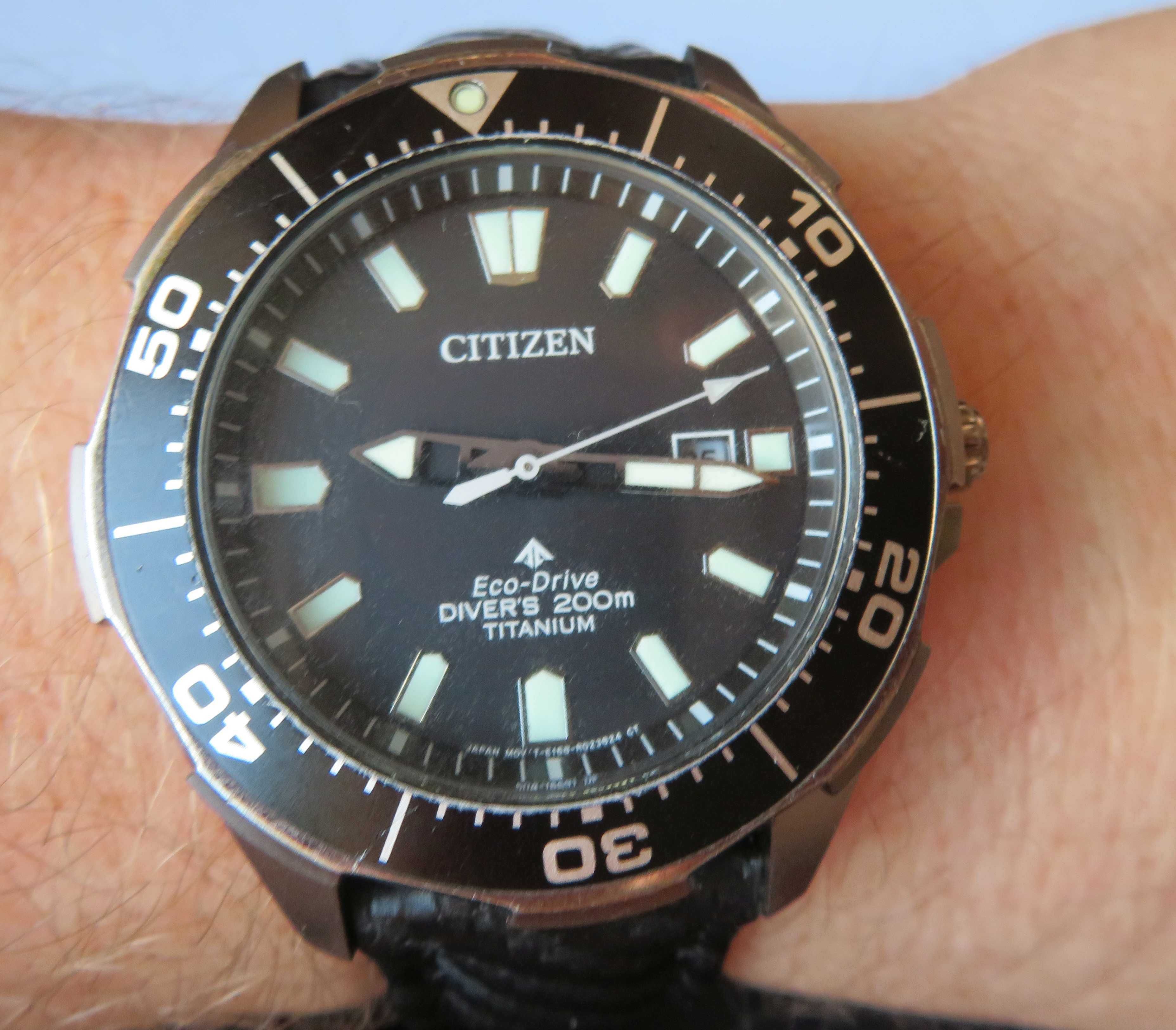 zegarek diver citizen Promaster Sea tytanowy eco-drive