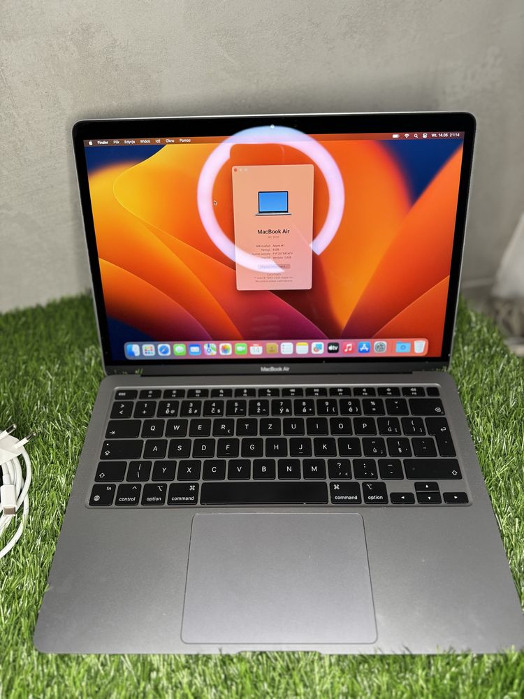 MacBook Air 13 2020 M1 256GB 8GB RAM | Bateria 96% | Gwarancja