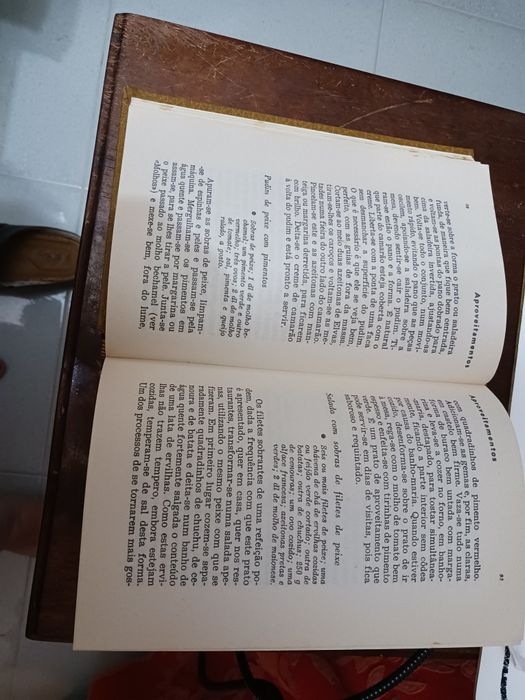 Livro culinária de Etelvina Lopes de Almeida