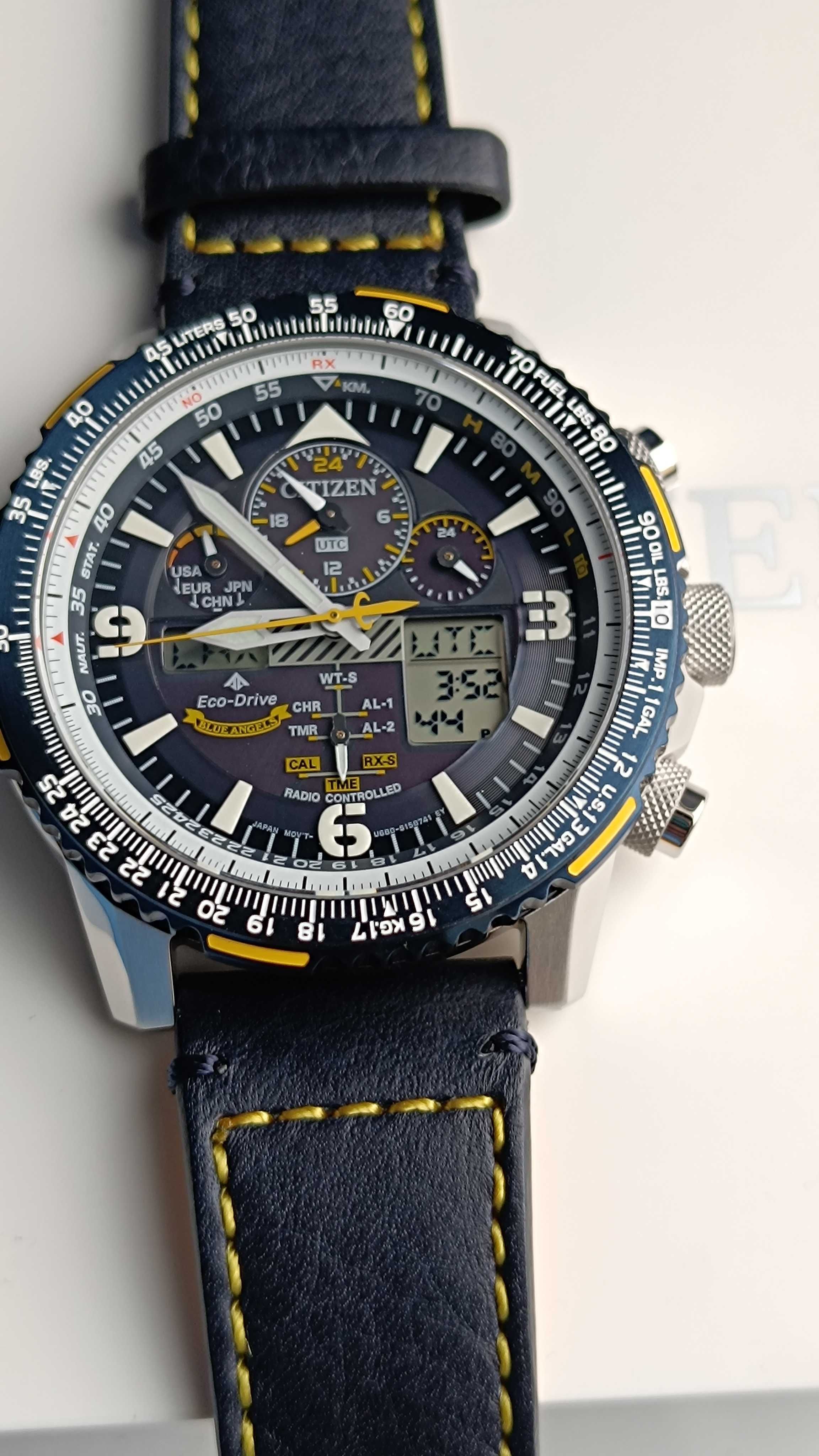 NOWY Męski Zegarek Citizen JY8078-01L Eco-Drive Blue Angel Gwarancja