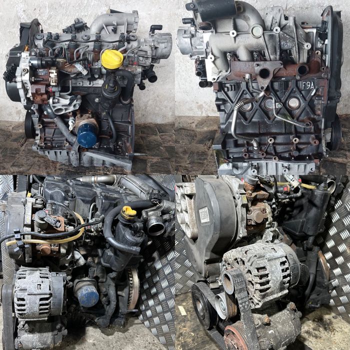 Двигун 1.5 1.9 dci Renault K9K Nissan F9Q F9K Dacia Euro 3,4,5
