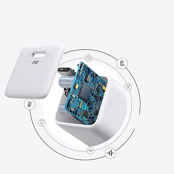Joyroom szybka ładowarka sieciowa USB Typ C 25W 3W wtyczka EU biały (L