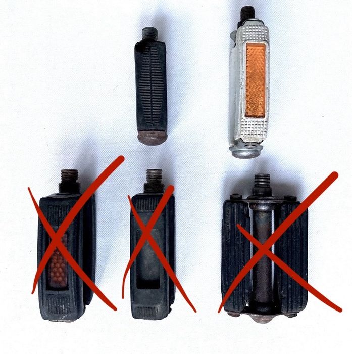 Części rowerowe PRL stare rowery Romet Wigry Czajka…pedały