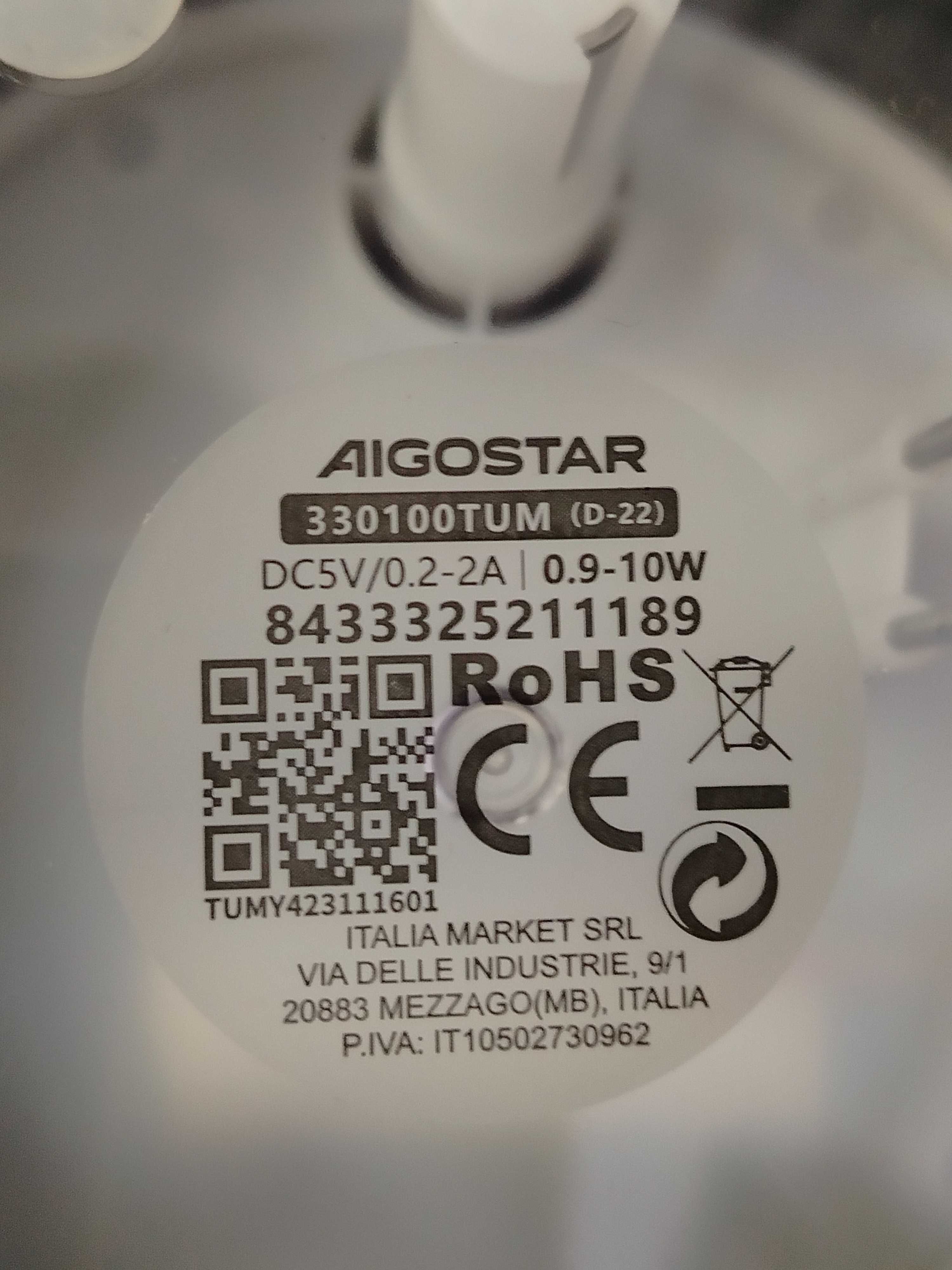 Wentylator nawilżacza Aigostar Windgift