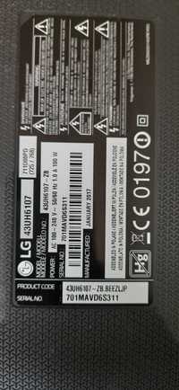 Продам телевизор LG 43UH6107 с нарушены экраном