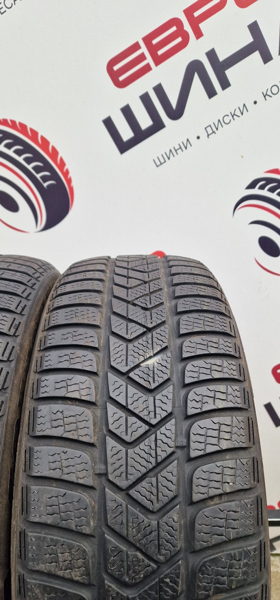 Зима 215/55/R16 7 мм 2шт Pirelli Sotozerro Колеса Резина Склад