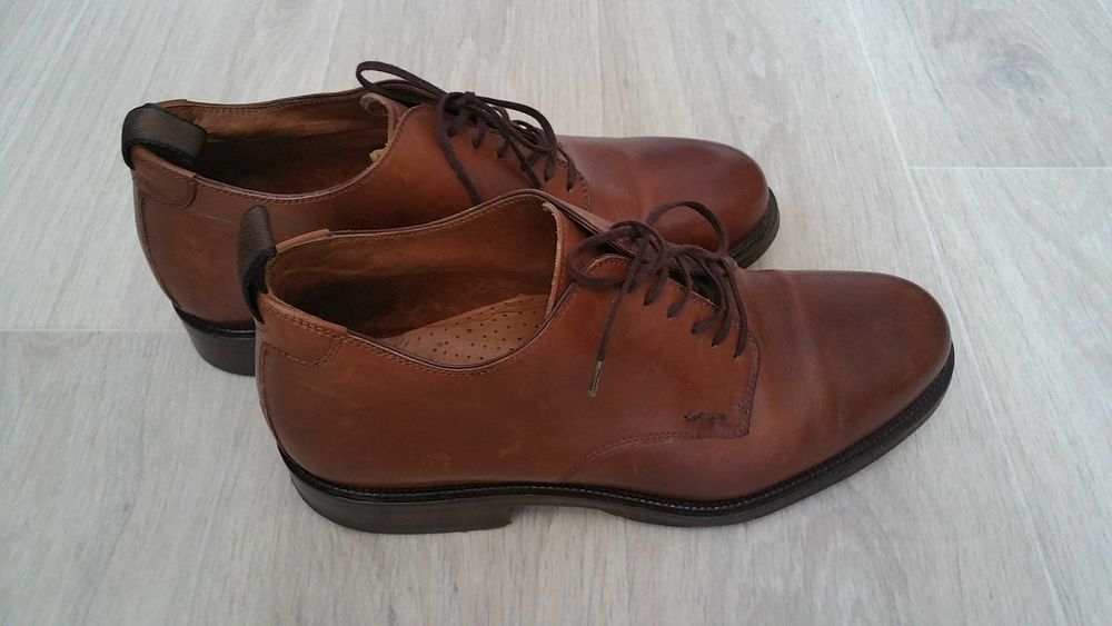 Фирменные кожаные итальянские туфли
