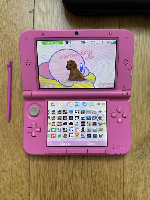 Nintendo 3DS XL Rosa (128Gb, 300+ Jogos)