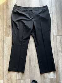 Czarne spodnie w kant F&F 48
