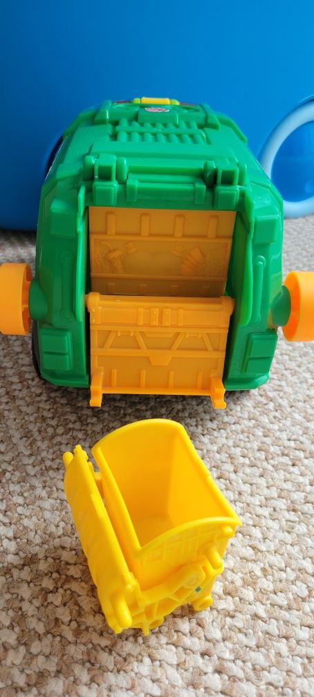 Сміттєвоз Dickie toys з контейнером зі звуком світло мусоровоз