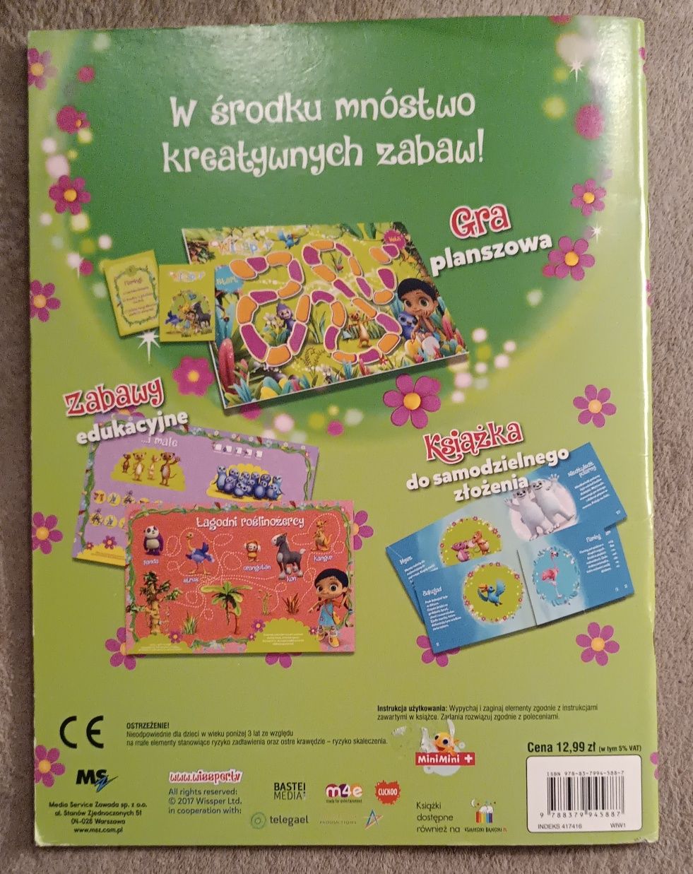 Wissper Tajemnice zwierząt grz zadania zabawy edukacyjne