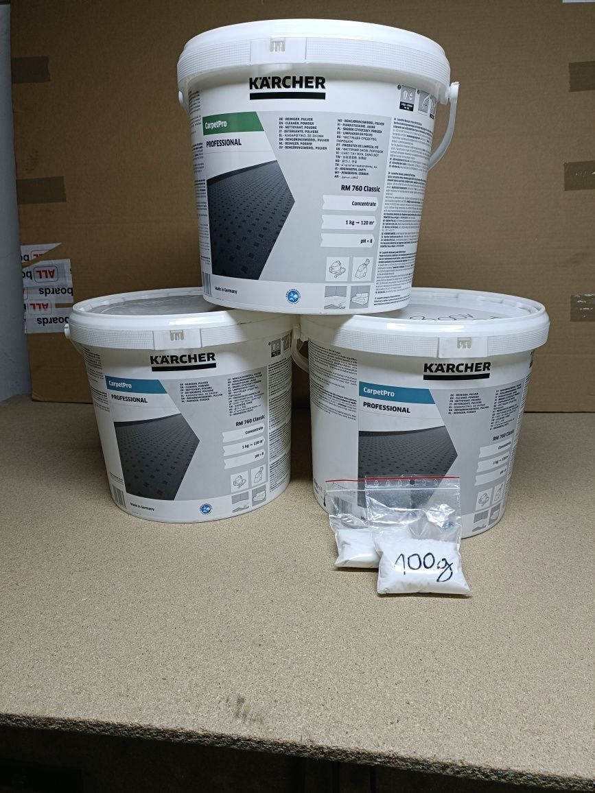 400g Proszek Karcher RM760 do prania dywanów wykładzin i tapicerki
