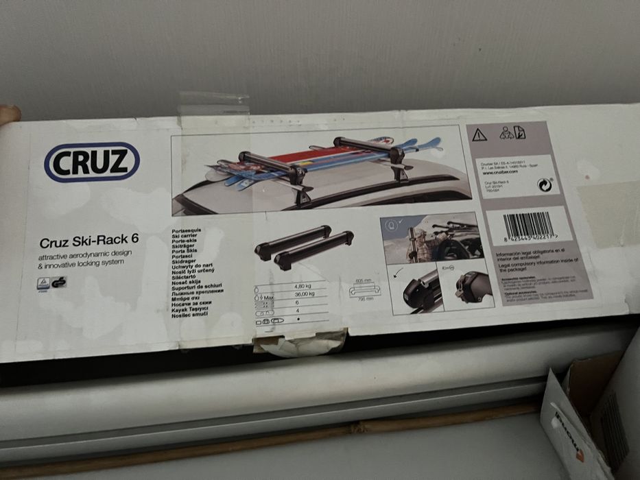 Кріплення лиж/сноубордів Cruz Ski Rack Dark 6