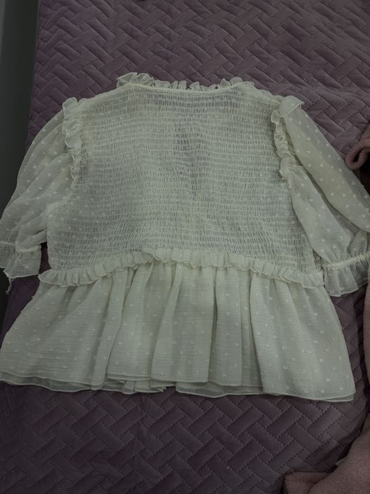 Camisola Meia Manga Branca