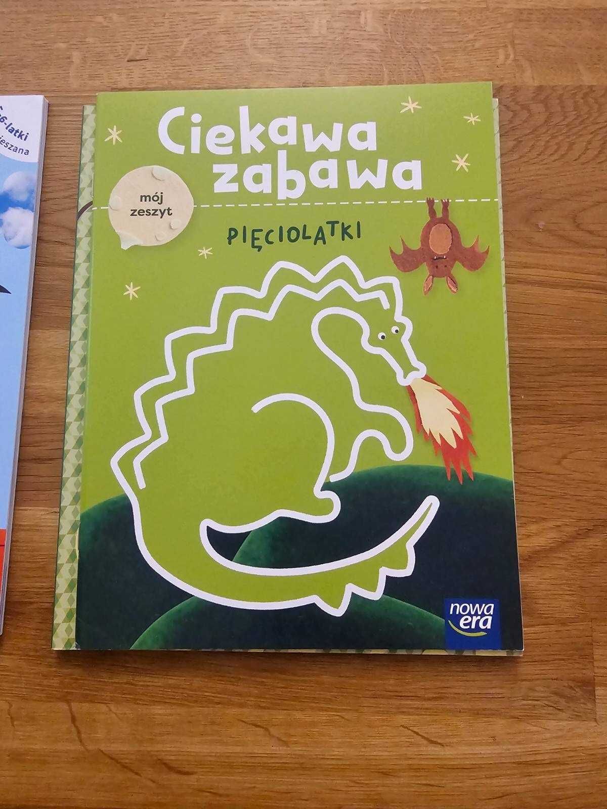 112. Książki edukacyjne, ćwiczenia  5-6 lat, poczytanki, Montessori