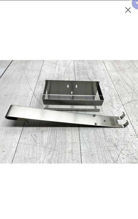 Półka prysznicowa wisząca, bez montażu, ze stali nierdzewnej