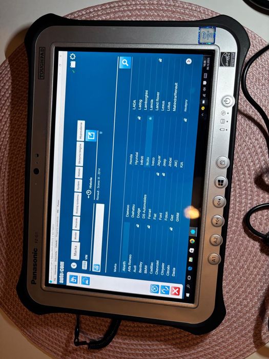 Pancerny do diagnostyki Panasonic FZ G1 mk4 i5 ssd Ista Inpa autocom