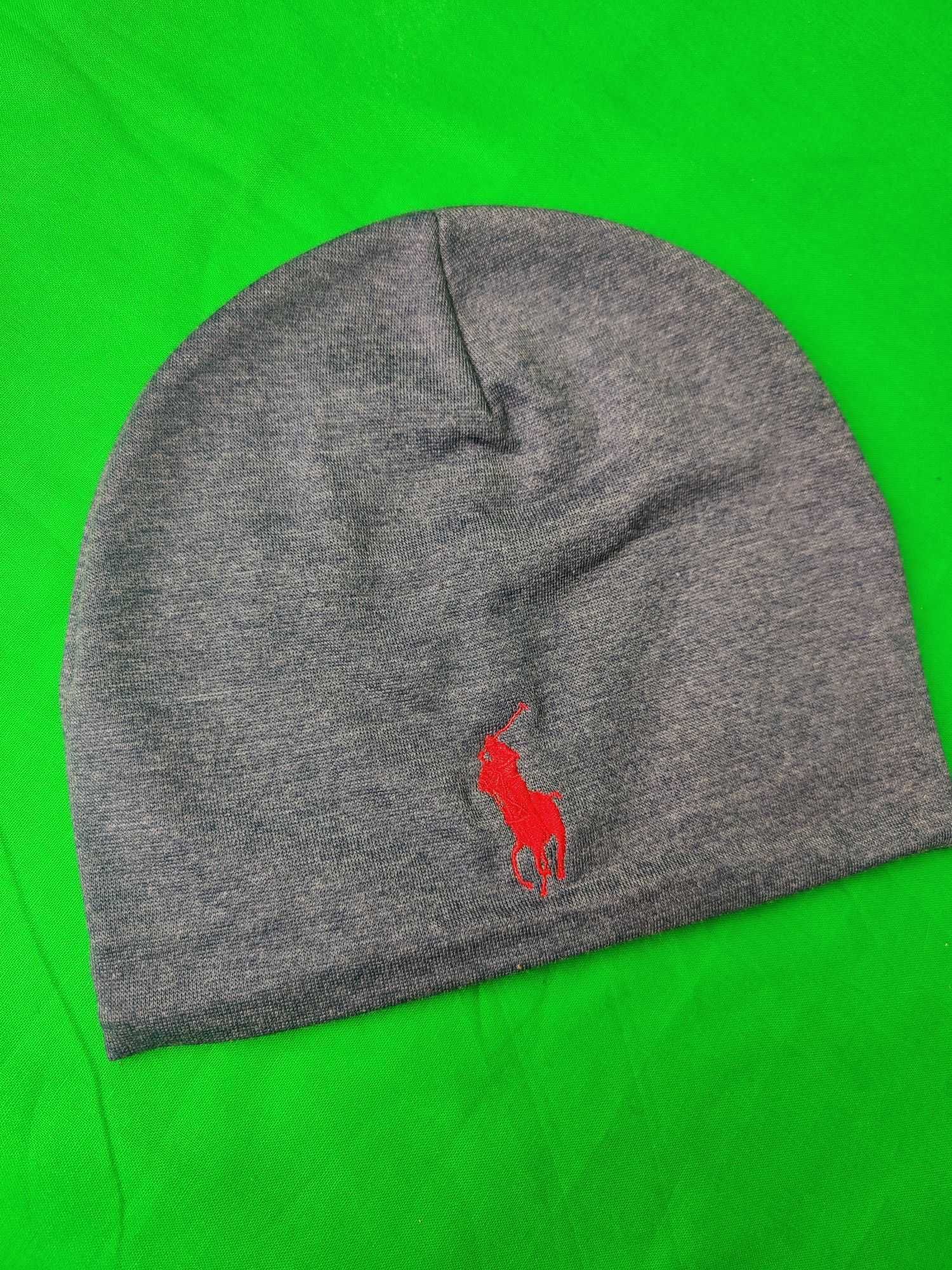 Czapki zimowe cieńsze Lacoste Ralph Lauren czapka