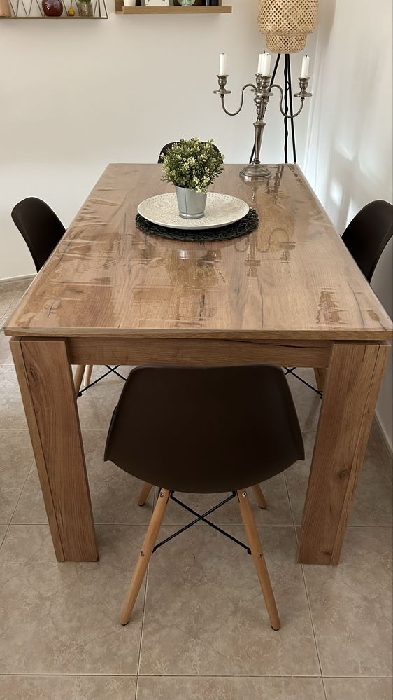 Cadeiras mesa jantar com pouco uso