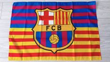 Flaga FC Barcelona pasiak Katalonia 90x60 nowa