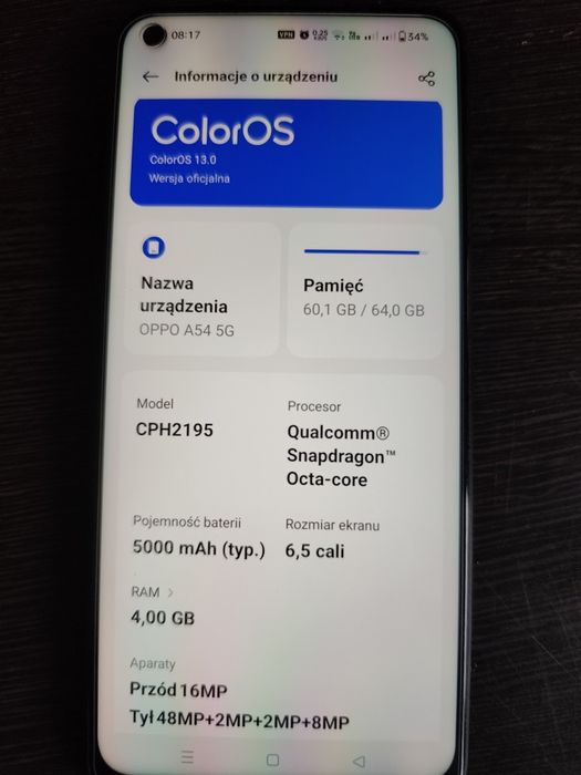 Oppo A54 5g smartwatch gratis