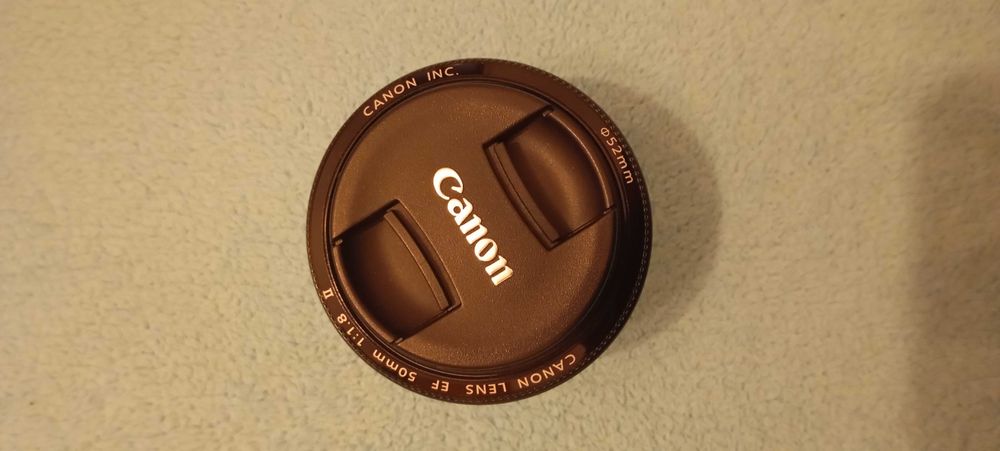 Objetiva 50 mm canon