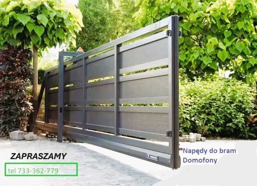 Montaż napędów do bram, domofony, automatyka bramowa, napędy do bram