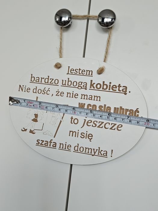 Zabawna tabliczka zawieszka ozdoba dekoracja dla dziewczyny prezent