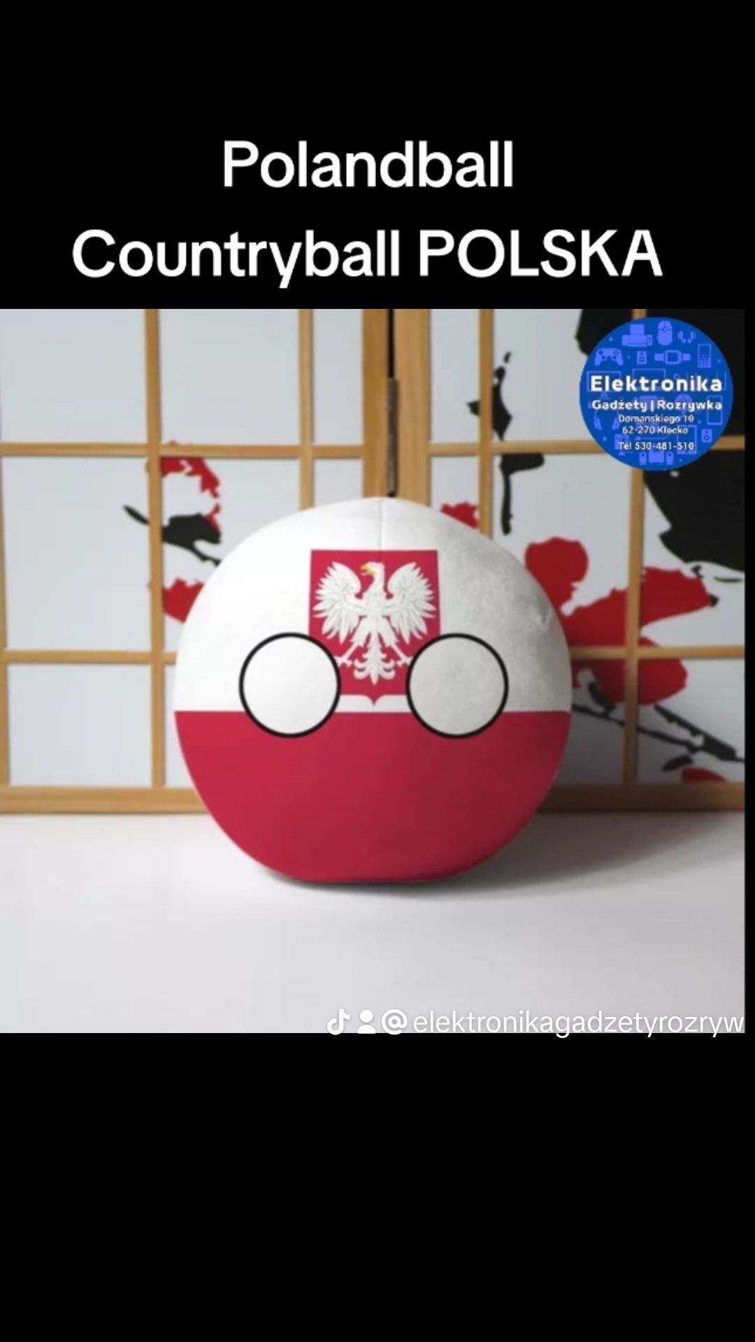 Countryball Świat Plusz Miękki 10cm