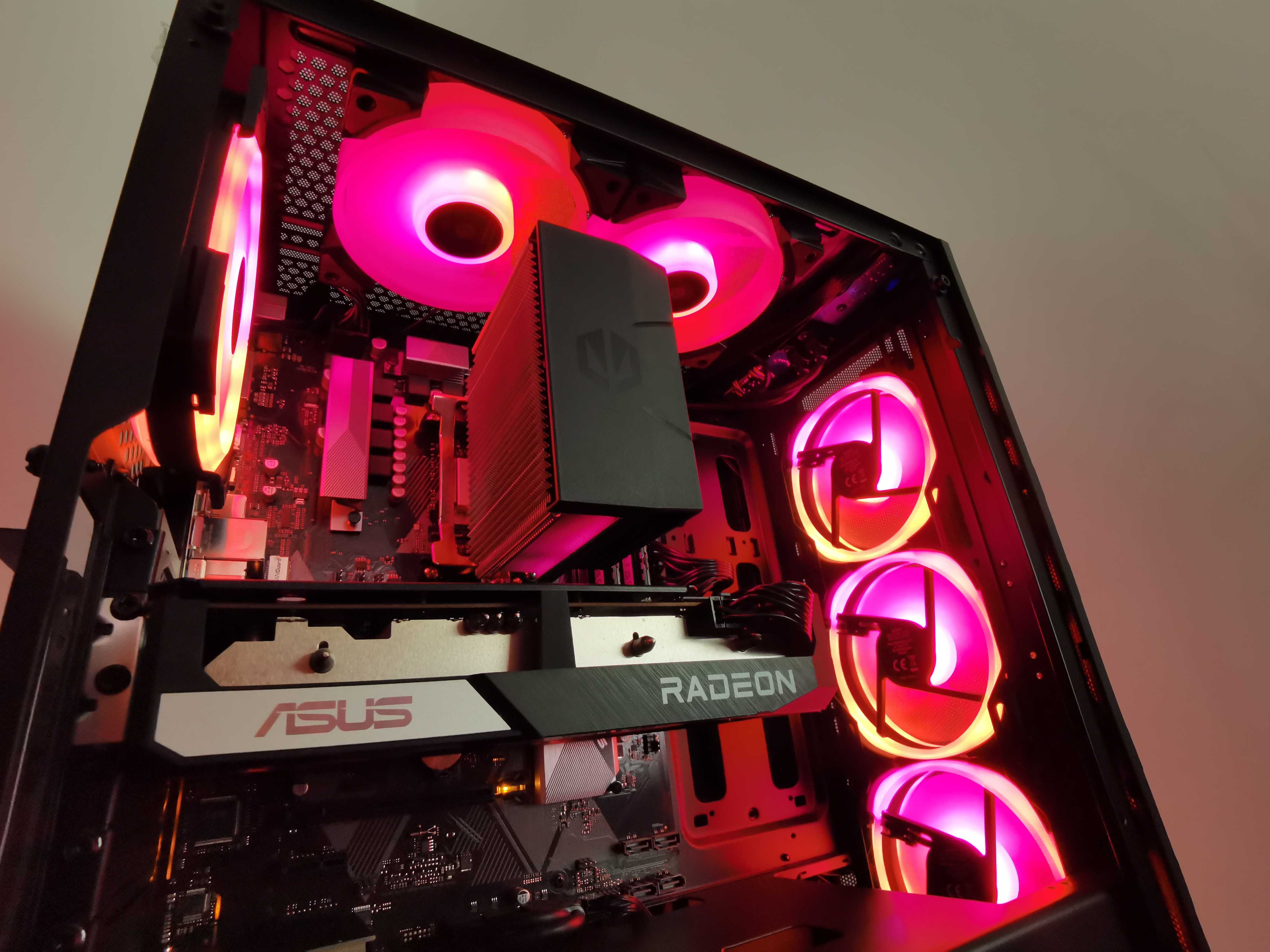 Ryzen 5 5600, RX 6600, 32GB RAM, 1TB SSD - Komputer do gier RGB