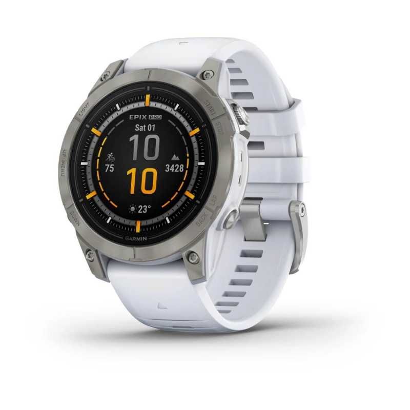 Годинник Garmin Epix Pro Gen 2 Sapphire 47mm Titanium  w. Whitestone B