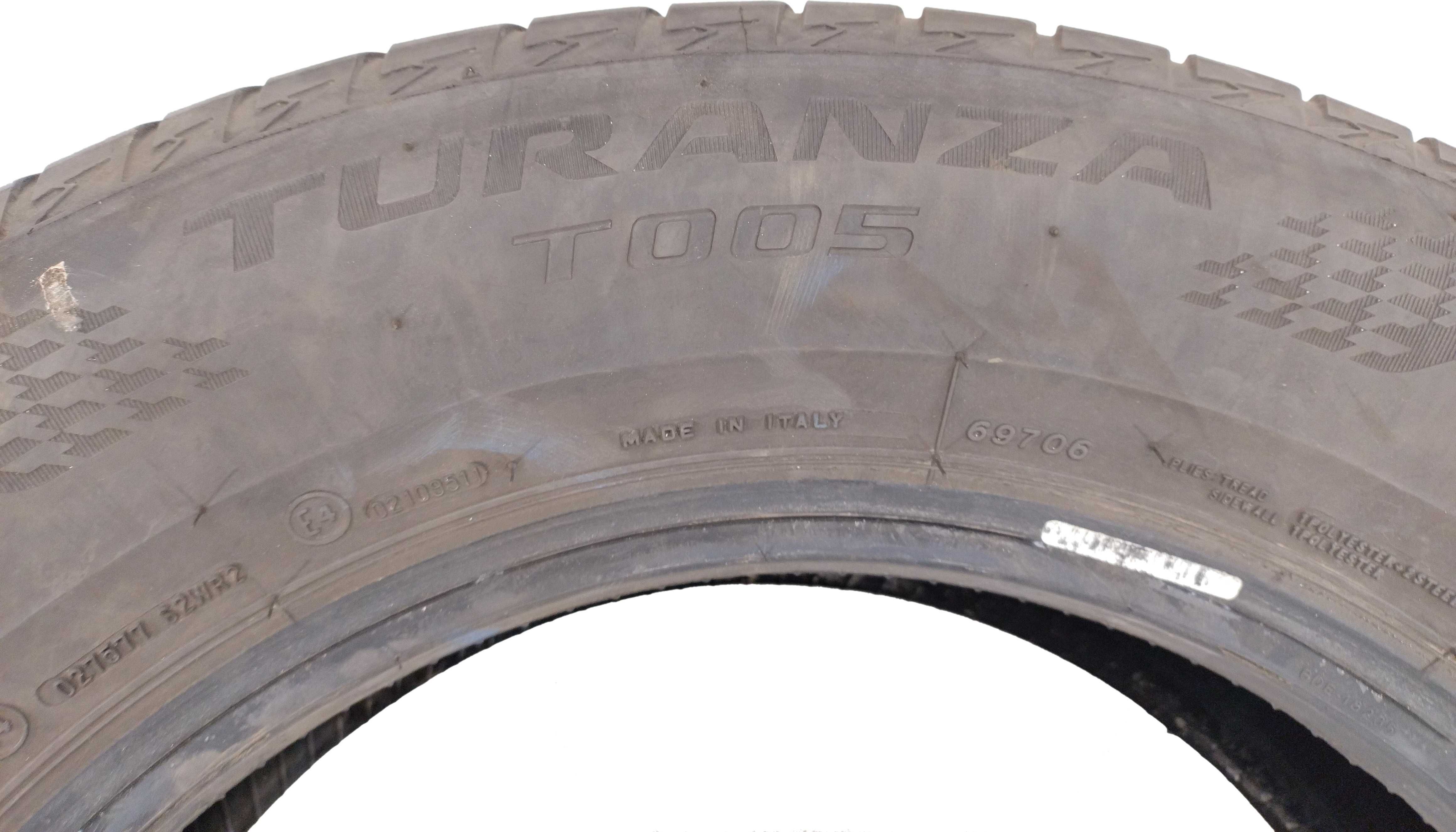 2x 215/65 R16 Bridgestone T005 opony letnie  5,5 mm / montaż kurier