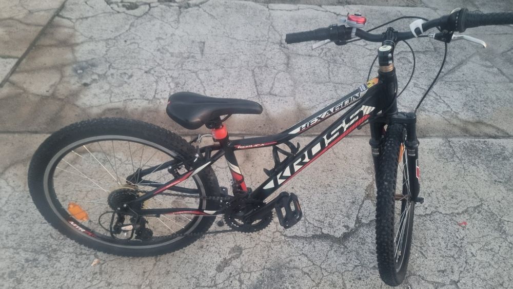 Rower dzieciecy Kross hexagon  replica,kola 24 cale,amortyzator, przer