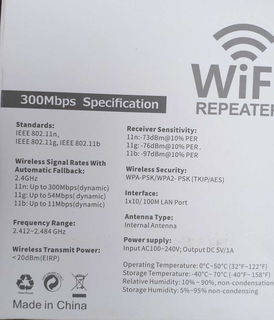 Wzmacniacz sygnału wi-fi