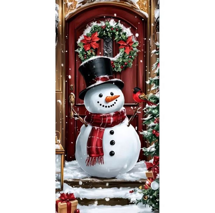 Чохол на двері, святковий банер на двері