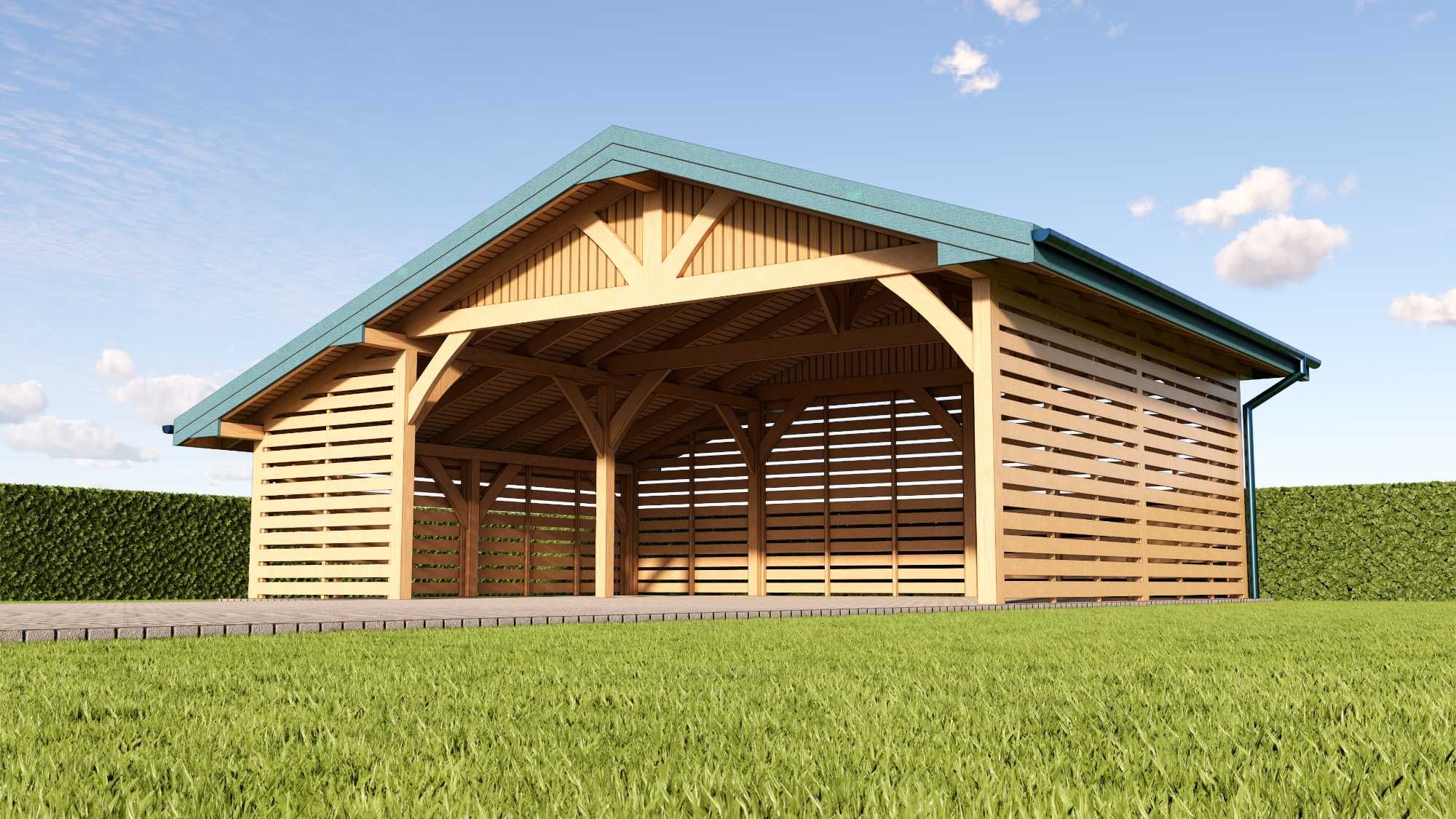 Wiata samochodowa, garażowa, Carport