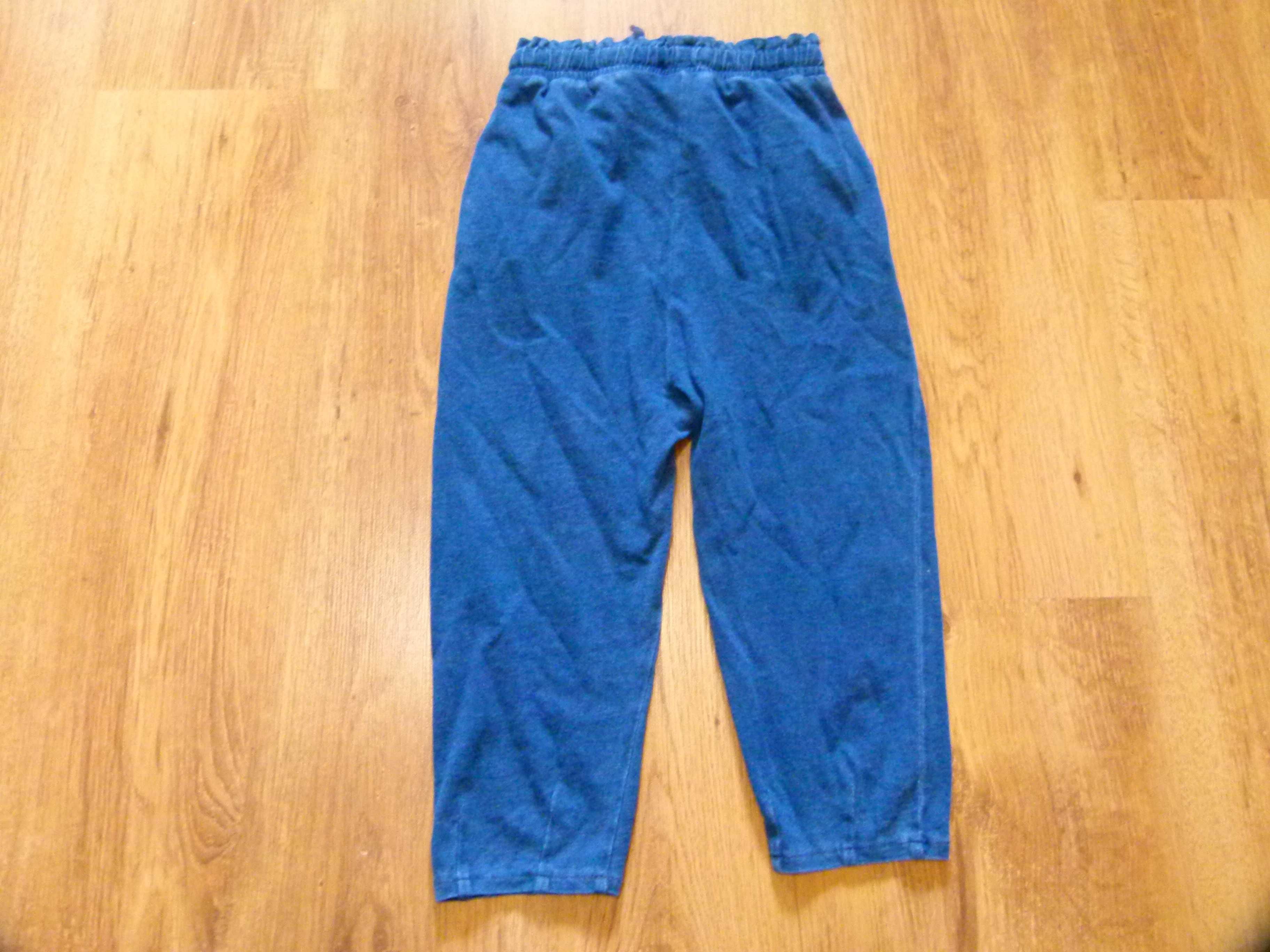 rozm 104 Next spodnie baggy dresowe a'la jeans