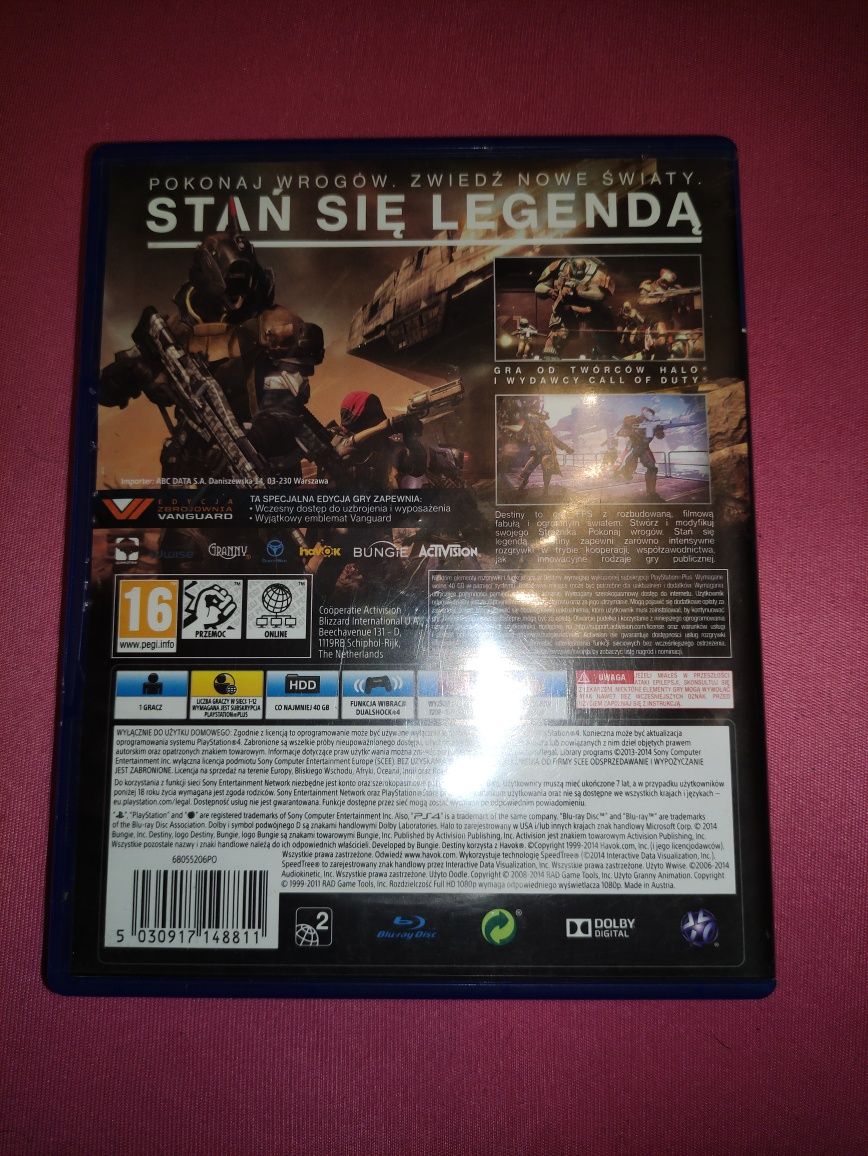 Gra Destiny na ps4