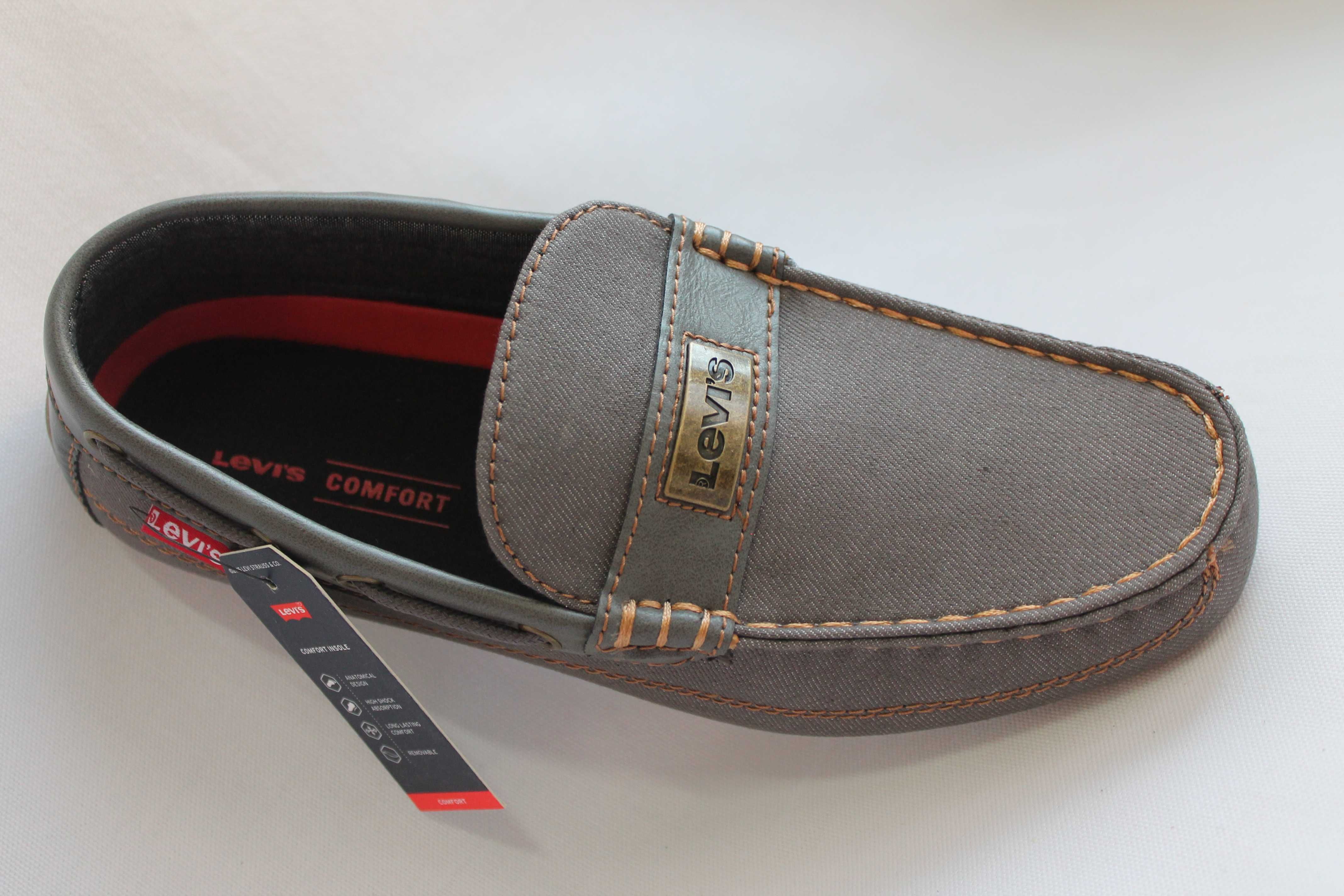 Мокасини LEVIS Shoes Copper Denim Burnish M-US-8,5-EU-41-устілка-26 см
