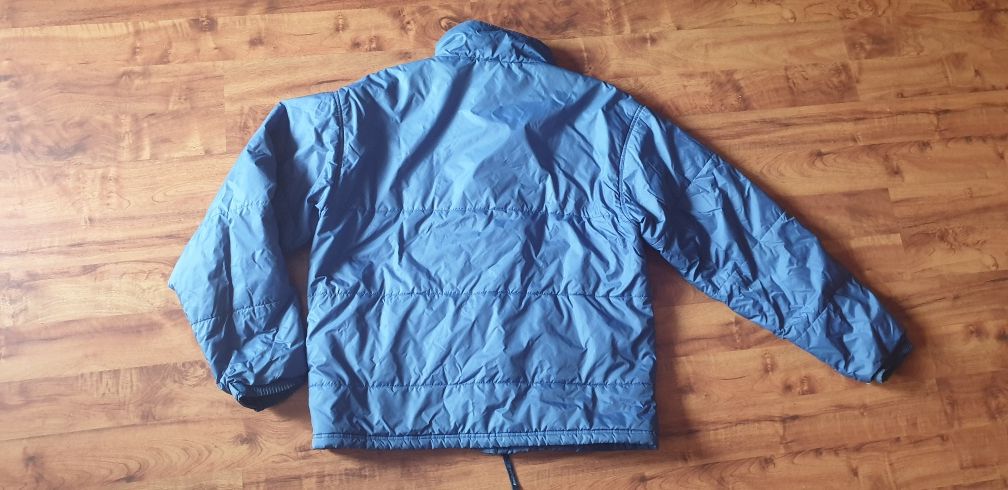 Kurtka męska Reebok ocieplana jesienna w kolorze jasno-granatowym r.