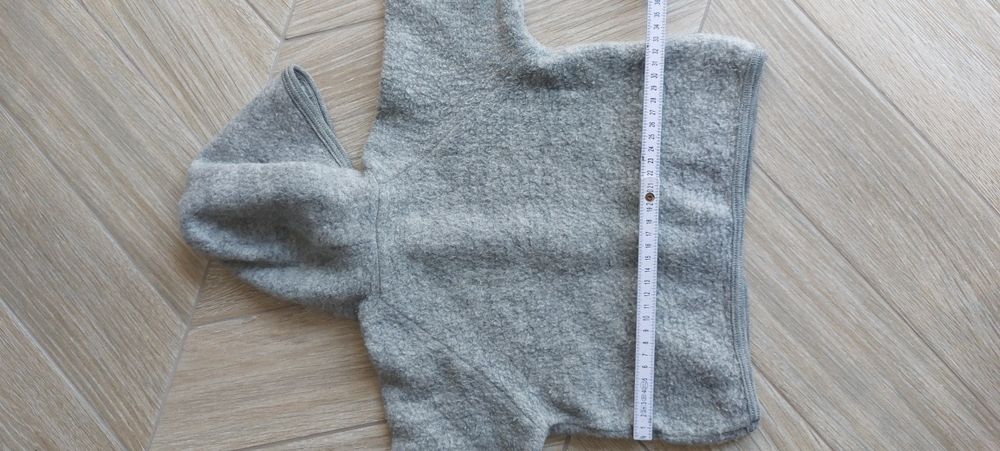 Kurtka Engel merino wełna Wool vilna 74/80 szara