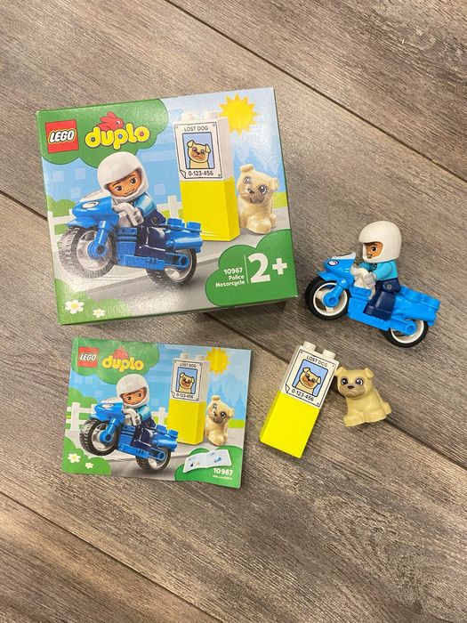 Конструктор Lego duplo 10967 поліцейський мотоцикл