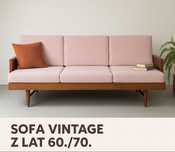Kanapa vintage z epoki mid-century modern – unikat z lat 60./70.