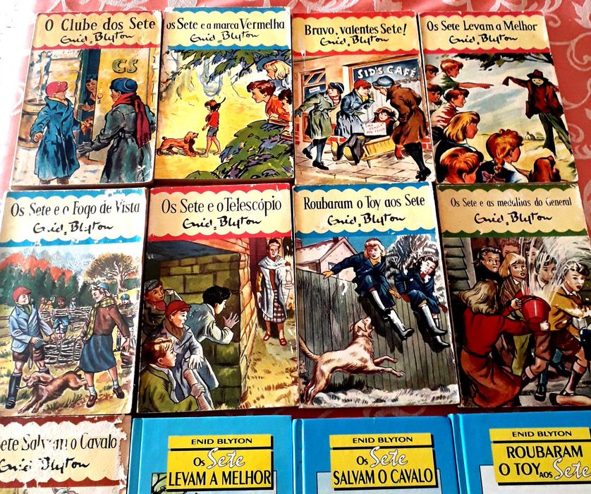 Enid Blyton  -  Séries Mistérios / Os Sete / Colégio das Quatro Torres