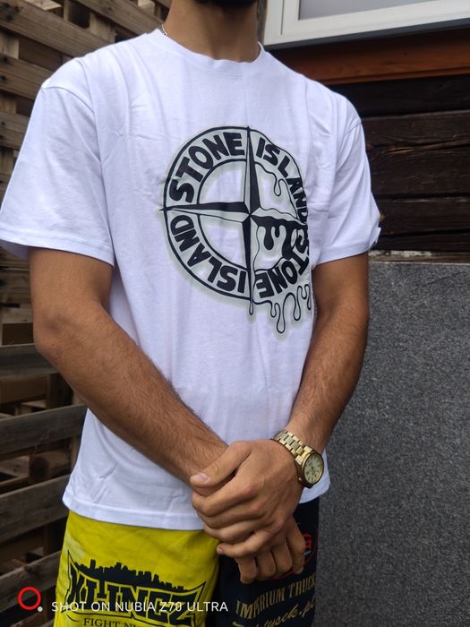 Футблка з принтом Stone Island