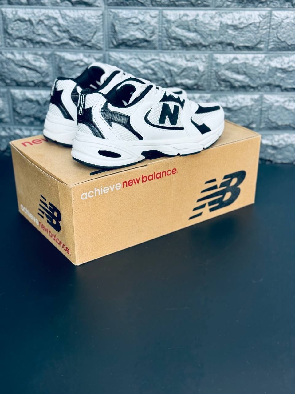 ЖЕНСКИЕ кроссовки New Balance чёрно-белые кроссовки 35-41