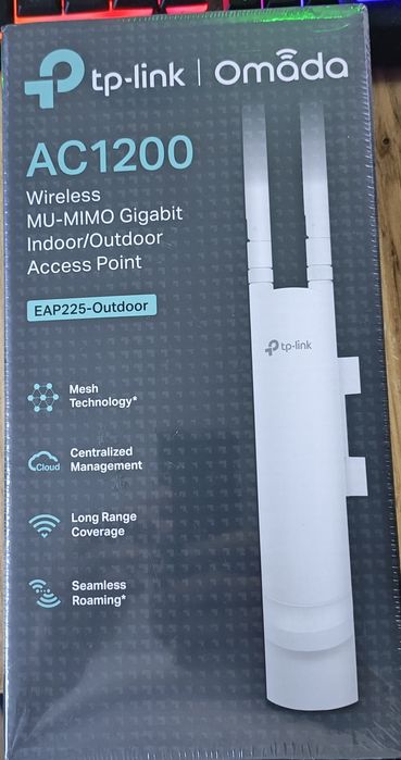 Точка доступу TP-LINK EAP225-Outdoor WiFi5 / AC1200 / до 300м
