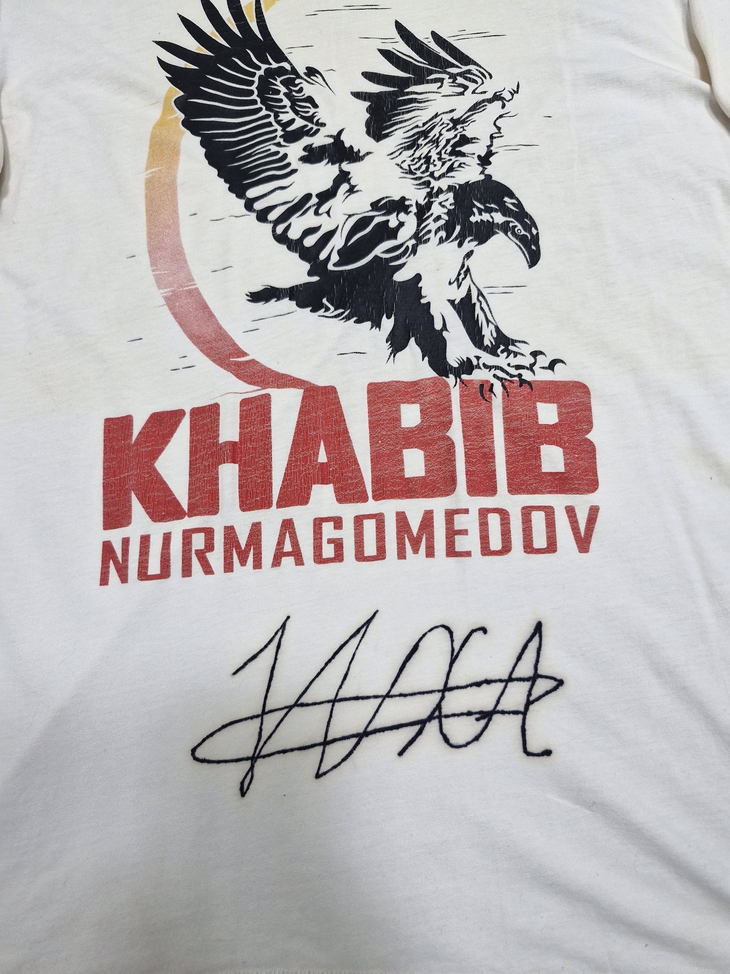 Футболка Rebook UFC з підписом Хабиба Нурмагомедова