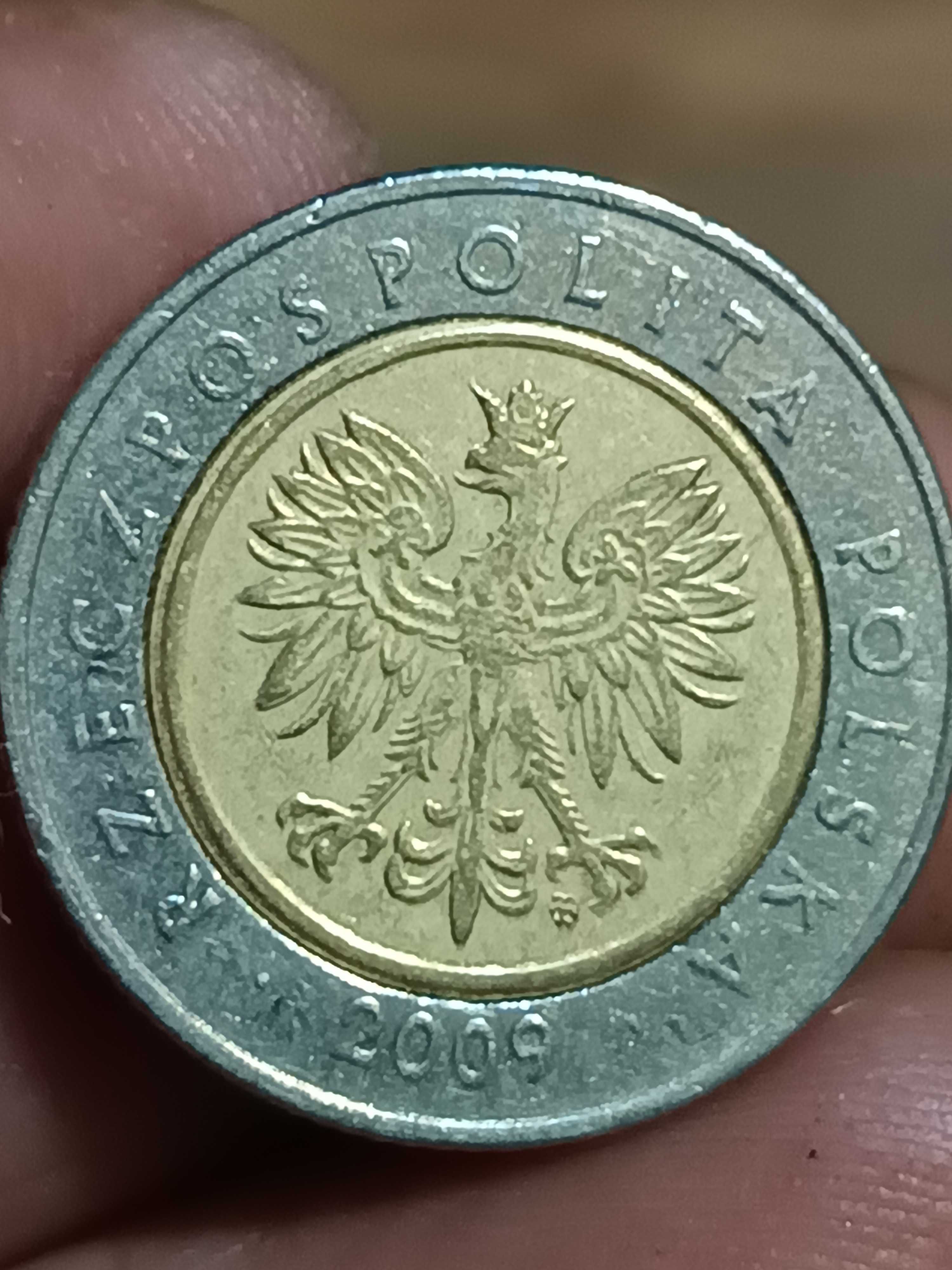 Sprzedam monete 5 zloty 209 rok